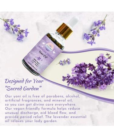 ExSoullent Organic Lavender Yoni Oil | 100% Natural Feminine Serum with Essential Oils | Odor Eliminator, PH Balance Restorer, Itch Relief | 1 fl oz - Buy Online on GoSupps.com