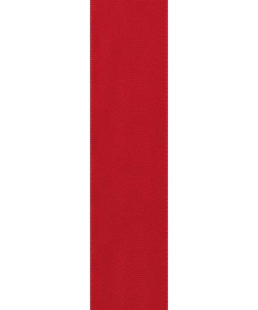 Offray Ribbon, Red Wine 1 1/2 inch Double Face Satin Polyester