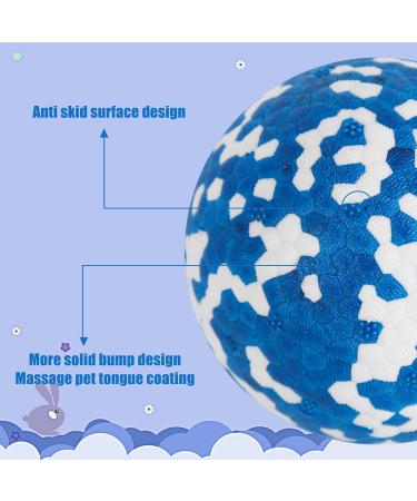 2 Pack Dog Ball Toys Indestructible Dog Toys Balls High Bounce Rubber Dog Balls Durable Solid Interactive Ball Resistant Teeth Training Dog Toys for Small Medium Large Dog Puppy Water Jump Fetch Play 2 Pcs-Orange+Blue - Buy Online on GoSupps.com