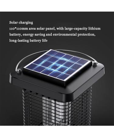 SEFAX Solar Mosquito Killer Lamp for Indoor Outdoor IP65 Waterproof Electric Mosquito Killer UV Light Bulb Fly Trap Killer for Mosquito Moth Fruit Flies - Buy Online on GoSupps.com