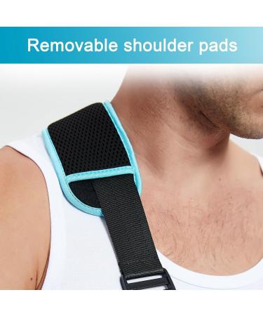 Arm Sling Shoulder Immobilizer - Medical Support Brace for Rotator Cuff Injury | Comfortable Adjustable L/XL for Men & Women | Suitable for Broken Dislocated Fracture or Strain - Buy Online on GoSupps.com