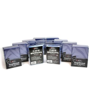 200-Count BCW Card Toploaders with Card Sleeves - Premium Protection for Trading Cards - Buy Online on GoSupps.com