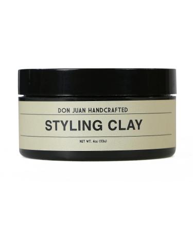 Don Juan Handcrafted Styling Clay Pomade 4oz - Medium Hold - Matte Finish - Water Based - Summer Breeze Scent - Buy Online on GoSupps.com