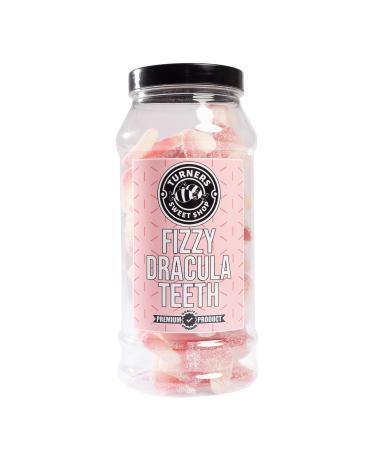 Fizzy Dracula Teeth - 450g by Turners Sweet Shop Traditional Retro Gift Jar Classic Original Pick & Mix Sweets Quality Confectionary Fantastic Gifts for Him Her or Them