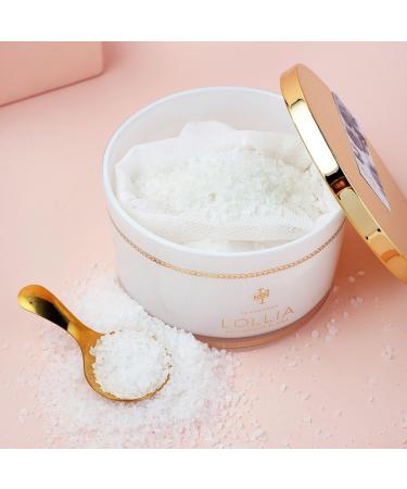 Lollia Elegance Fine Bath Salts - 20 oz. White Amber & Mirabelle | Luxury Bath Essentials for Women - Shop Internationally - Buy Online on GoSupps.com