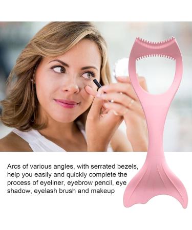 Silicone Makeup Stencil Multifunctional Eyeliner Stencils | Mascara Applicator Tool for Beginners Stencil Pads for Winged Eyeliner Lashes Lip Liner Beauty Ruler Shakven Pink - Buy Online on GoSupps.com