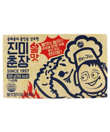 Pack of 5 Jinmi Black Bean Paste Jjajang (Papa Vo ) - Premium 300g Each for Authentic Korean Cuisine - International Shipping Available - Buy Online on GoSupps.com