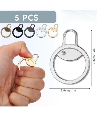 Universal Zipper Pulls - Disasserno 5-Piece Metal Zipper Replacement Set for Easy Removable Zipper Fixes - Ideal for All Your Zipper Needs - Buy Online on GoSupps.com