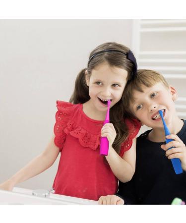 Replacement Toothbrush Heads for Burst Kids Electric Toothbrush - Soft Charcoal Bristles Gentle on Gums Deep Cleaning - Pack of 10 (Blue - Buy Online on GoSupps.com