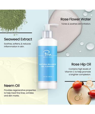 Pure Daily Care Natural Balance Gel Cleanser (8 oz) - Gentle Clinical-Grade Clean Beauty - Buy Online on GoSupps.com
