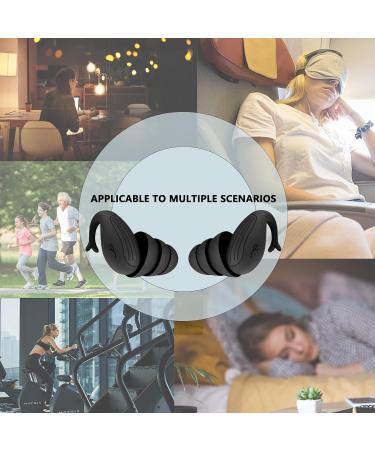 Buy Reusable Silicone Ear Plugs for Sleeping | 40dB Noise Cancelling Hearing Protection for Sleep Concerts & Swimming - International Shipping - Buy Online on GoSupps.com