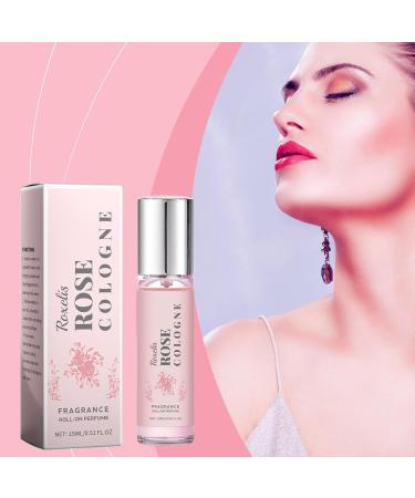Rose Elegant Roller Ball Perfume - Citrus Long Lasting Eau De Toilette Fresh Floral Rose Hold Perfume - Buy Online on GoSupps.com