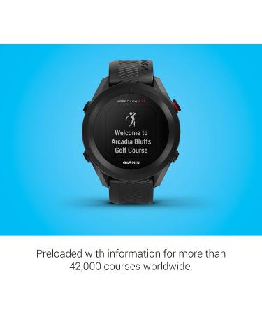 Garmin Approach S12 GPS Golf Watch (Black) - 42k+ Preloaded Courses | Easy-to-Use | 010-02472-00 - Buy Online on GoSupps.com