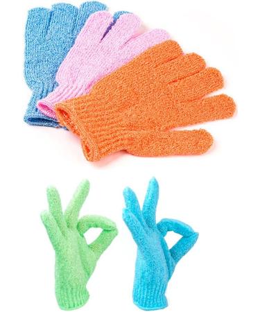 12 Pair Wholesale Lot Exfoliating Skin Spa Bath Gloves Shower Soap Clean Hygeine - Buy Online on GoSupps.com