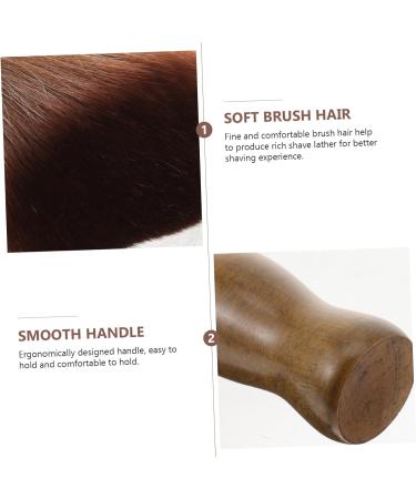 Frcolor Men's Shaving Brush Set | Synthetic Brush Razor & Bowl | Travel-Friendly Wooden Handle Care Tools - Buy Online on GoSupps.com