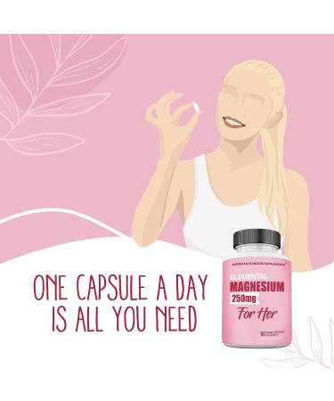 Elemental Magnesium Glycinate Capsules - 250mg | 90 Day Supply | Chelated for Max Absorption - Buy Online on GoSupps.com