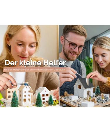 Professional Tweezers Straight 10.5 cm | Internal Teeth | High-Quality Selection (1 Pack) - Shop Now for Worldwide Shipping! - Buy Online on GoSupps.com