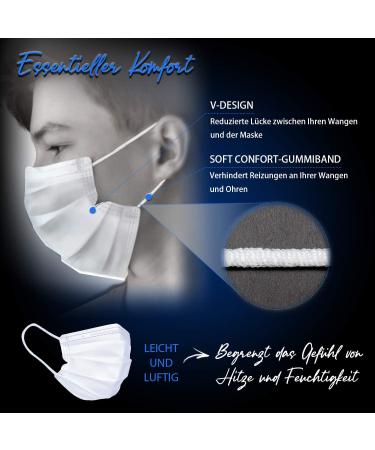 Iris Ohyama Surgical Disposable Masks - 105 Pack 3-Layer BFE 98% Large Size Irritation-Free Rubber Band Individually Packaged - International Shipping Available - Buy Online on GoSupps.com