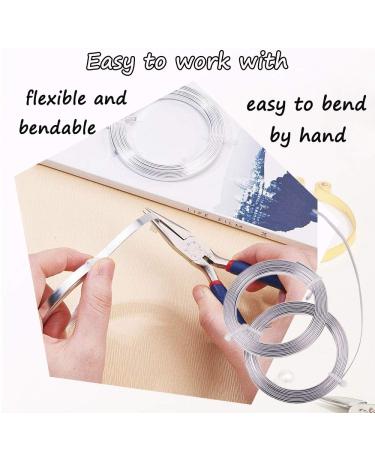 5mm Silver Aluminum Nose Wire for Masks & Jewelry Making - 18Gauge 6.5ft/Roll x 2 Rolls - Buy Online on GoSupps.com