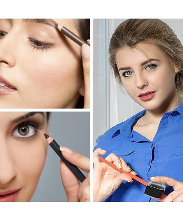 Universal Dual Eyeliner Sharpener Makeup 2 Pieces 2 Holes Dual Sharpener Eye Makeup Pencil Sharpener for Big & Small Sized Eye Pencil Sharpeners Eyebrow Pencil Sharpener Lip Liner Sharpener - Buy Online on GoSupps.com