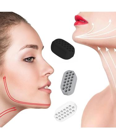 Ikadiya 3-Piece Jawline Trainer | Silicone Jaw Exerciser - Hygienic & Odorless Facial Coach for Men & Women - Buy Online on GoSupps.com