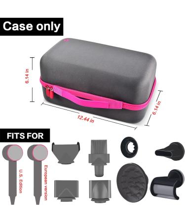 Dyson Supersonic Hair Dryer Case Holder - Fuchsia Storage Bag for Limited Gift Set Edition - Buy Online on GoSupps.com