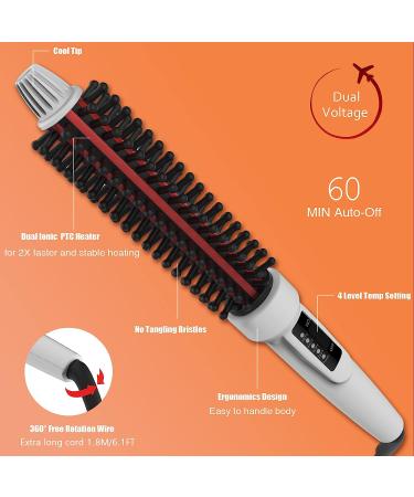 GLAMGLIDER 1.00 Inch Iron Brush - Professional Styling Tool - Buy Online on GoSupps.com