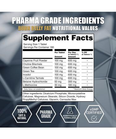 LA Muscle Burn Belly Fat - Fast-Acting Natural Fat Burner - Buy Online on GoSupps.com