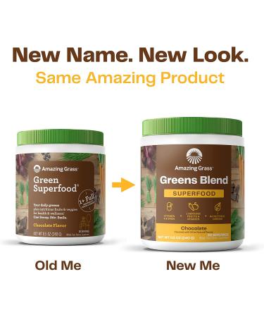 Amazing Grass Green Superfood Chocolate 28.2 oz | Nutrient-Rich Superfood Powder - Buy Online on GoSupps.com