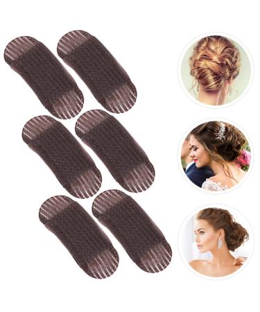 Lurrose Volume Bump Hair Piece - Invisible Fluffy Hair Clip for Men and Women - 6 Pcs Coffee Hair Volumizing Clips - Salon Quality Styling and Barber Hair Grips - Buy Online on GoSupps.com