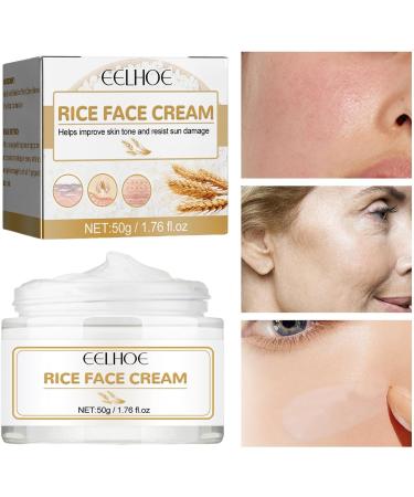  Sloane Sloane Korean Rice Face | Brightening Moisturizer for Long Lasting Hydration | 1.76 FL.oz Rapi Absorbing Rich Moisturizer - Buy Online on GoSupps.com