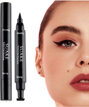 Eyebrow - Eyelashes Liquid & Eyeliner Pencil - Long-Lasting Smudge Proof Waterproof Double Tip for Sensitive Eyes and Normal False Lashes Shakven Big - Buy Online on GoSupps.com
