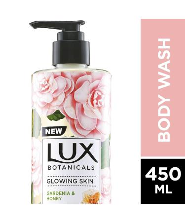LUX Botanicals Glowing Skin Shower Gel - Natural Extracts Paraben-Free 450ml | Nourish & Illuminate Your Skin - Buy Online on GoSupps.com