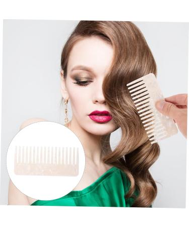 POPETPOP 1pc Hair Comb Wide Tooth Comb Home Hair Salon Comb Baby Comb Baby Hair Brush Shower Comb for Hair Detangling Hair Home Comb Hair Bang Comb Pocket Styling Comb Marble Women's - Buy Online on GoSupps.com