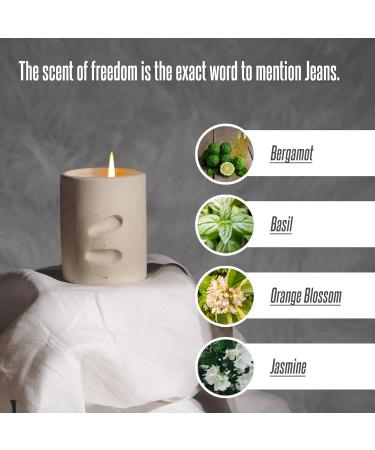 Scented Candle for Relaxation & Mood Enhancement | Stress Relief & Romantic Atmosphere - Jeans Fragrances - Buy Online on GoSupps.com