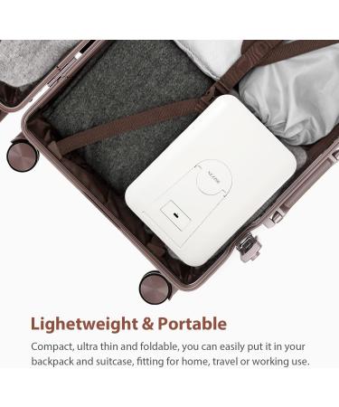 NEZZOE Lighted Makeup Mirror - USB Rechargeable Compact LED Vanity Mirror with Touch Screen Dimming - Buy Online on GoSupps.com