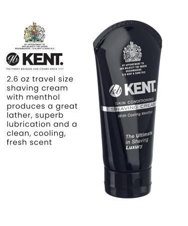 Kent Shaving Cream SCT1 Tube - Superior Cooling Menthol Shave Cream for Sensitive Skin | Travel-Friendly 2.6oz | No Nicks Cuts or Razor Burn - Buy Online on GoSupps.com