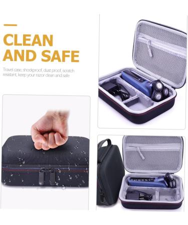 Minkissy Razor Travel Storage Bag | Organizer for Hairdressing Supplies | Eva Travel Accessories Box for Men - Buy Online on GoSupps.com
