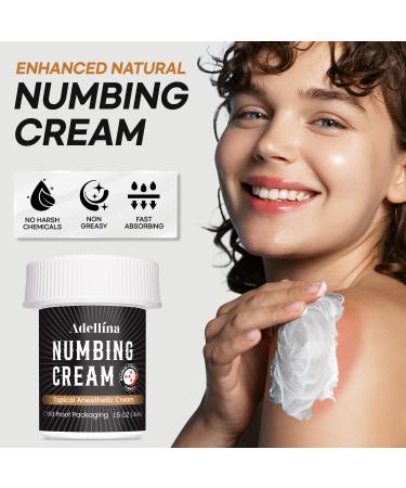 Numbing Cream Maximum Strength: Long Lasting Extra Relief with Arnica and Emu Oil 1.5oz/ 44ml Pack of 1 - Buy Online on GoSupps.com