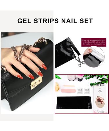 ZAHRVIA 20Pcs Semi Cured Gel Nail Stickers | Long Lasting Nail Wraps | Constellation Design | UV/LED Lamp Required (Red) - Buy Online on GoSupps.com