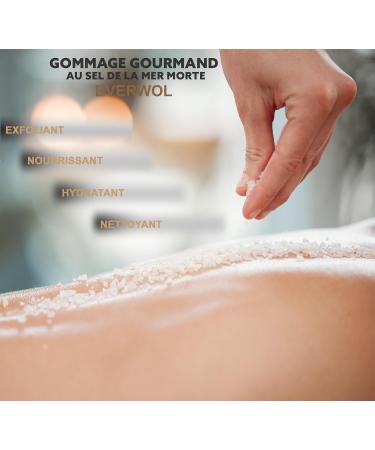  EVERWOL Nourishing Dead Sea Salt Scrub Rich in Natural Minerals - Cleansing and Moisturizing - Exfoliating Scrub Enriched with Coconut and Avocado Oil 1000ml - Buy Online on GoSupps.com