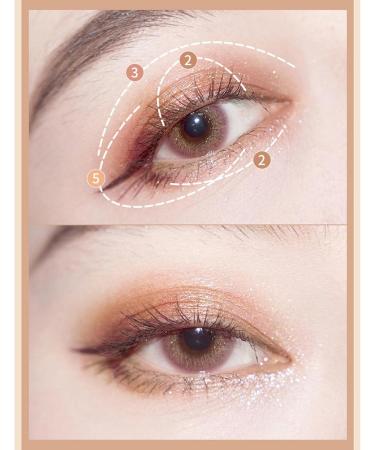 FashionCha 6 Colors Butterfly Eyeshadow Eye Makeup Eye Shadows for Mother Wife Shiny Makeup Highly Pigmented Pressed Red Rose - Buy Online on GoSupps.com