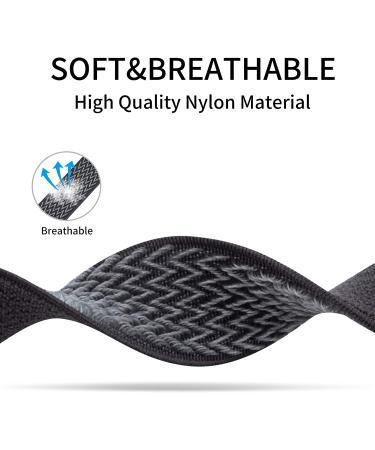 GBPOOT Storm Gray Nylon Bands for Fitbit Charge 4/3/3 SE - Adjustable & Breathable Sport Wristband for Women and Men - Buy Online on GoSupps.com