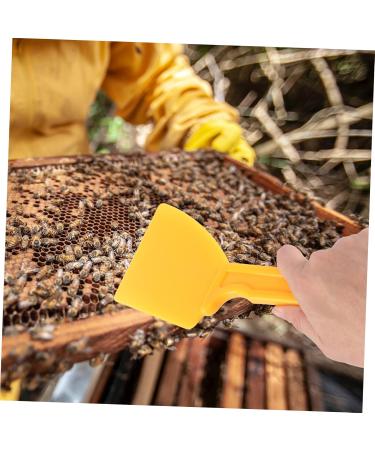 POPETPOP 1pc Plastic Honey Spatula Squeegee Beekeeping Supplies Tools Honey Collection Tool Ultra Thin Suite 20x10.5cm Yellow - Buy Online on GoSupps.com