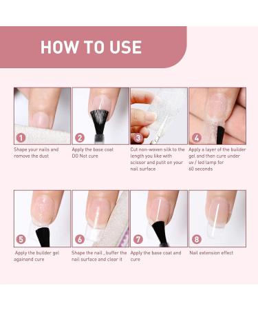 Fowybe Fiberglass Nail Extension Set - Silk Wrap for Nails Nail Repair & Gel Nail Art Kit - Buy Online on GoSupps.com