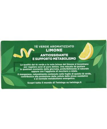 TWININGS Honey Lemon Green Tea Box of 20 Bags - 32g - Buy Online on GoSupps.com