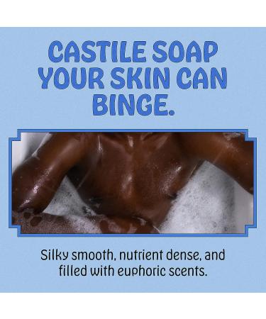 Naked Feast Lavender Castile Soap Liquid 16 oz - Organic Essential Oils for Body, Face & Hand Wash | Vegan & Chemical-Free - Buy Online on GoSupps.com