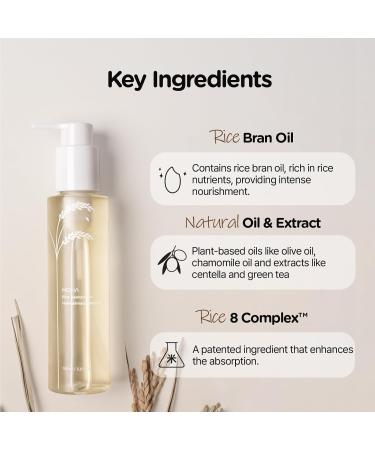 MIDHA Rice Cream 1.69fl.oz. + Rice Cleansing Oil 5.07fl.oz. After-Cleansing for Gentle Facial Care Korean Skincare - Buy Online on GoSupps.com