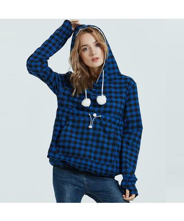 Shop Women's Long-Sleeved Cat & Dog Hoodie Sweater with Zipper | Cozy Animal Print Sweatshirt with Big Bag | Perfect for Pet Lovers - Buy Online on GoSupps.com