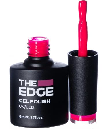 THE EDGE Gel Nail Polish 8ml - The Bright Pink - UV/LED Manicure/Pedicure for Salon & Home Use Highly Pigmented/Long Lasting/2-Coat Coverage - Buy Online on GoSupps.com